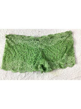 Pack of 11Lace Floral Womens Boyshort Panties*Green*One Size*Chuns*NIP
